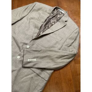 VTG Lauren By Ralph Lauren Sport Coat Blazer Green Label Size 44R W Shoulders